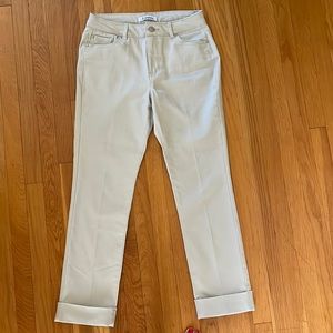 D Jeans hi-rise khaki cuffed pants size 6